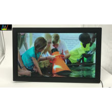 Hanging Mount 15.6 Ips Panel Digital Photo Frame With Loop Video Picture